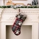 thumbnail image 3 of Medias navideñas, calcetines navideños de felpa, medias navideñas colgantes para chimenea, compatibles con decoraciones para fiestas navideñas familiares, 3 of 4
