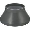thumbnail image 1 of 10" To 6" Duct Reducer Connector, Grey, Fire-resistant For Vent System, 1 of 5