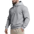 thumbnail image 5 of IWRICH Mens Casual Cotton Hoodies Drawstring Quarter Zip Pullover Sweatshirts XXL, 5 of 8