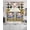 Black, variant on Sunflowers Pig Swag Kitchen Curtains Sets for Windows 24 Inch Length, Farmhouses Animals Black White Plaid Short Window Curtain Panels Swags Valances and Tiers 3 Piece Set for Cafe/Dining Room