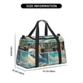 thumbnail image 3 of Fotbe Comic Airplane Cockpit Illustration Bolsa de Viaje con Estampado, Bolsa de Fin de Semana para Mujer con Compartimento para Zapatos, Bolsa de Gimnasio con Bolsillo Húmedo, 3 of 7