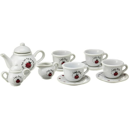 UPC: 0019649213771 | Schylling Ladybug Tea Set 13 piece set Children ages 8+: