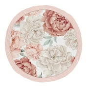 Peony Floral Garden Pink and Ivory Baby Play Mat Girl by Sweet Jojo Designs