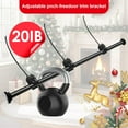 thumbnail image 5 of Outdoor Garland Hangers Front Door Garland Hanger Adjustable, Adjustable 30”- 67“ Heavy-Duty Garland Holder for Door Frame Christmas & Halloween Decorations for Wreaths, Lights & More No Screws(S), 5 of 5
