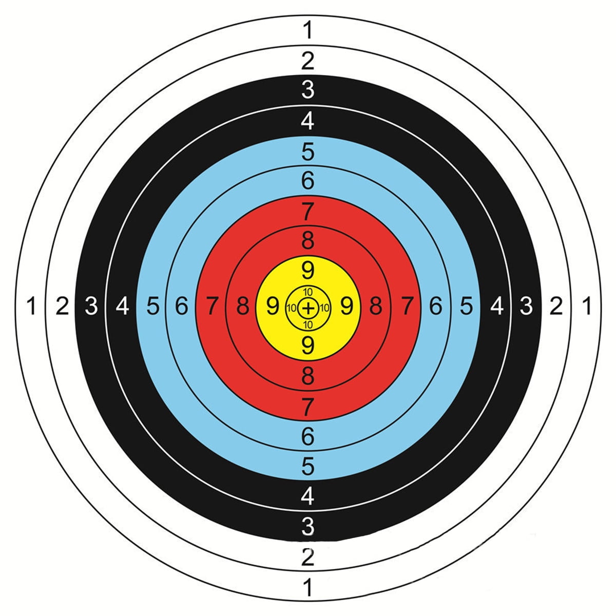 Nosii 30pcs Archery Shooting Paper Target Shooting Training Paper