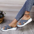 thumbnail image 6 of GERsome Womens Slippers Summer Fashion Sandals Women Dressy Comfy Platform Casual Shoes Summer Beach Travel Slipper Flip Flops, 6 of 6
