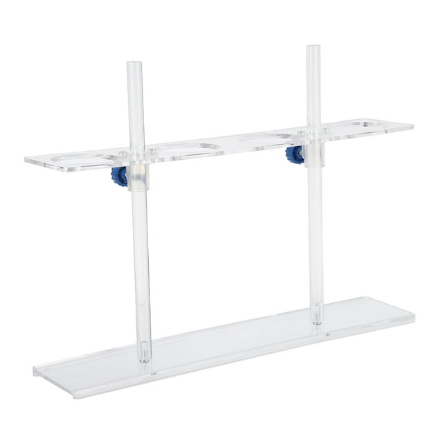 unbranded Soporte De Acrílico Transparente Con 4 Orificios Para Funnels Para Laboratorio Con Resistencia A Ácidos
