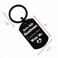 thumbnail image 5 of DEGASKEN Husband Gifts, Drive Safe Handsome i Need You Here With Me Keychain, Gift for Christmas Valentine's, 5 of 5