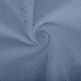 thumbnail image 4 of DDAPJ pyju Eyelet Shirt for Women Cold Shoulder Short Sleeve Boho Summer Tops Dressy Casual V Neck Blouse Tees Ofertas Flash Sky Blue S, 4 of 7