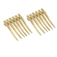 thumbnail image 2 of Pinzas para el Cabello, 12pcs / Box Hair Styling Clips Hairdressing Salon Seccionar Horquillas para Styling, 6 Colores Clips Para El Pelo Profesional Acero Material Seccionamiento Pinza de Ecomeon  no, 2 of 4