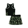 thumbnail image 3 of inhzoy Kids Girls Tennis Sleeveless Sport Tank And Skirt Set Golf Skirt Activewear, 3 of 4