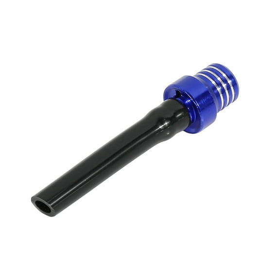 Blue Aluminum Alloy One Way Valve Breather Tube Gas Fuel Tank Cap Cover Air Vent Hose for ATV Dirt Bike