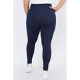 thumbnail image 2 of Women's High Rise Casual Leggings, Navy, L/XL, 2 of 3