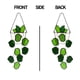 thumbnail image 3 of Happy Halloween Green Plant Artificial Decoration, Handmade Green Fake Plant Stained Glass Window Hanging, Artificial Plant Light Catcher Decorative Plant Gift For Plant Lover, 3 of 3