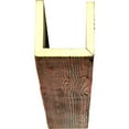 thumbnail image 3 of 4"W x 4"H x 8'L 3-Sided (U-beam) Sandblasted Endurathane Faux Wood Ceiling Beam, Premium Mahogany, 3 of 21