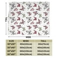 thumbnail image 3 of Wijzvio Butterfly Throw Blanket Soft Fuzzy Fleece Blanket For Couch Bed Living Room Decoration 60"X50", 3 of 9