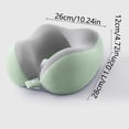 thumbnail image 5 of Travel Neck Pillow, 100% Pure Memory Foam Neck Pillow with Eye Mask, Upgraded Travel Pillow for Airplane, Comfortable and Breathable, Washable Cover, Must-Have for Airplane Travel, Office, Car, Home, 5 of 6