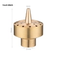 thumbnail image 1 of Premium Bronze Double-Layer Flower Column Fountain Nozzle with 1-Inch Female Thread - Ideal for Garden, Square, Hotel, Pond, and Pool Water Features - Enhances Aesthetics and Flow Efficiency,, 1 of 6