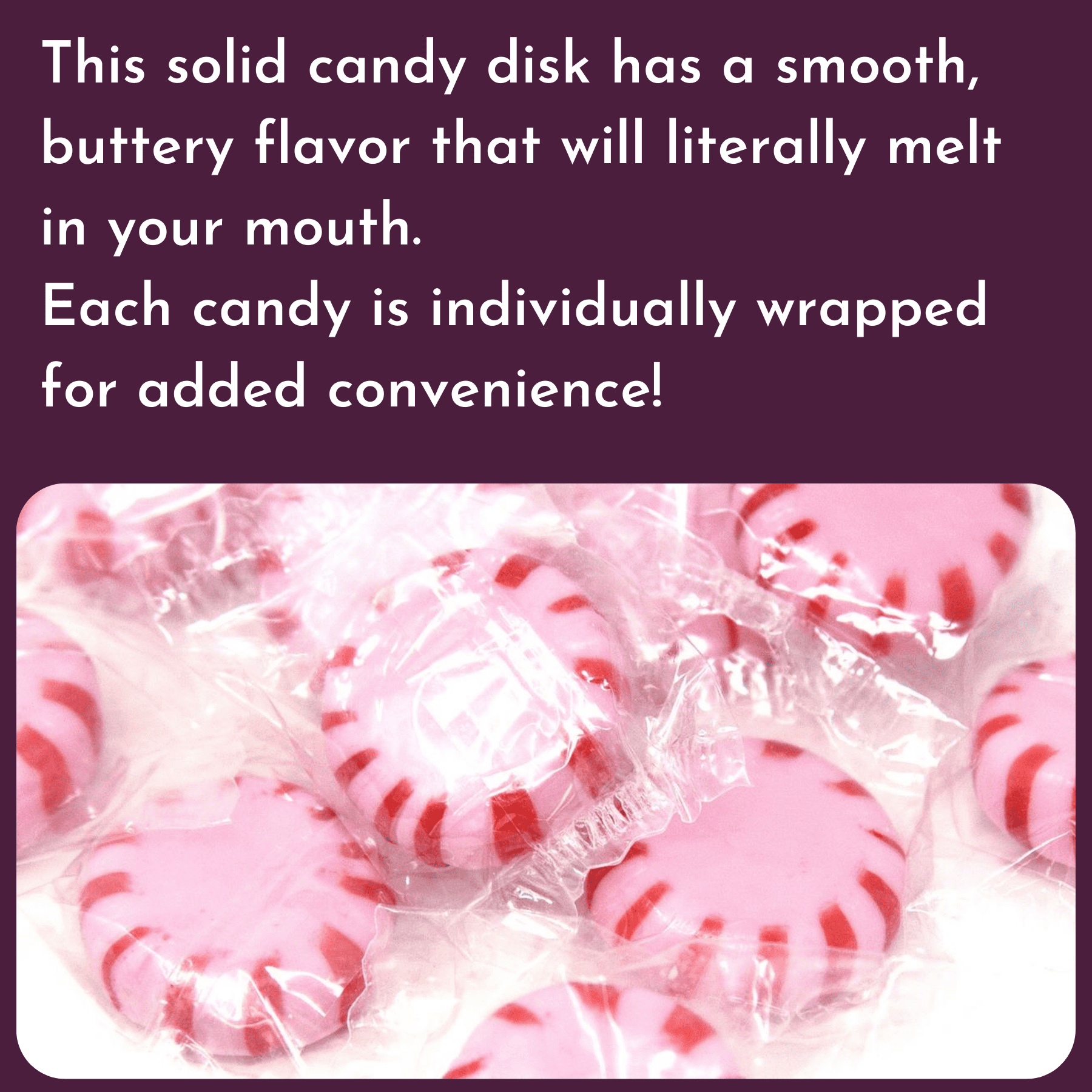 WinCrest Cinnamon Starlight Mints - Wrapped Hard Candy - 5 Lb Case
