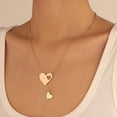 thumbnail image 7 of Cute Heart Necklace Gold Heart Pendant Necklaces Small Gold Love Open Heart Chain Necklace for Women Dainty Gold Necklace Gifts for Her Valentine's Day Present, 7 of 7