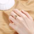 thumbnail image 2 of Anillo con escudo en forma de lágrima para mujer, varias piedras preciosas, forma de pera, 9 tamaños JAMW Sencillez, 2 of 5