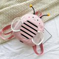 thumbnail image 4 of Boys Girls Bee Shape Backpack Cartoon Child Backpack with Safe Anti-lost Leash Zipper Design Kindergarten Supply Yellow, 4 of 5