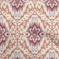 thumbnail image 1 of oneOone Rayon Brown Fabric Asian Ikat Sewing Craft Projects Fabric Prints By Yard 56 Inch Wide, 1 of 4