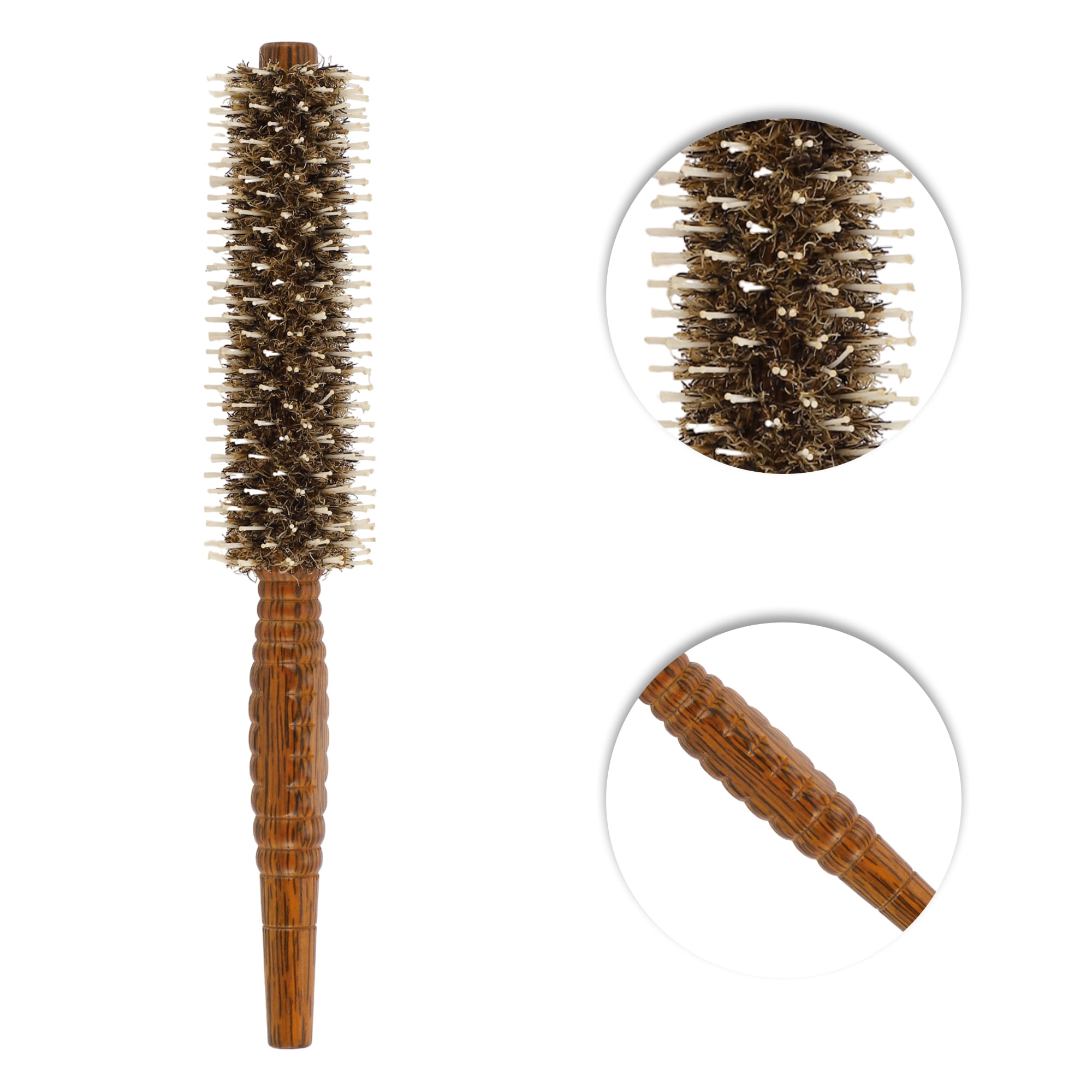 Unique Bargains 1Pc Curling Comb Hair Comb for Curly Straight Hair Brown S
