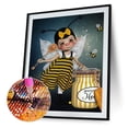 thumbnail image 2 of 5D diamante pintura dibujos animados muñeca parcial forma especial taladro DIY decoración del hogar Likrtyny Arte deco, 2 of 9