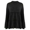 thumbnail image 7 of JIUKE Hoodies for Women Full Zip up Long Sleeve Jackets Pleated Ruffle Hooded Sweatshirts Size XXL, 7 of 7