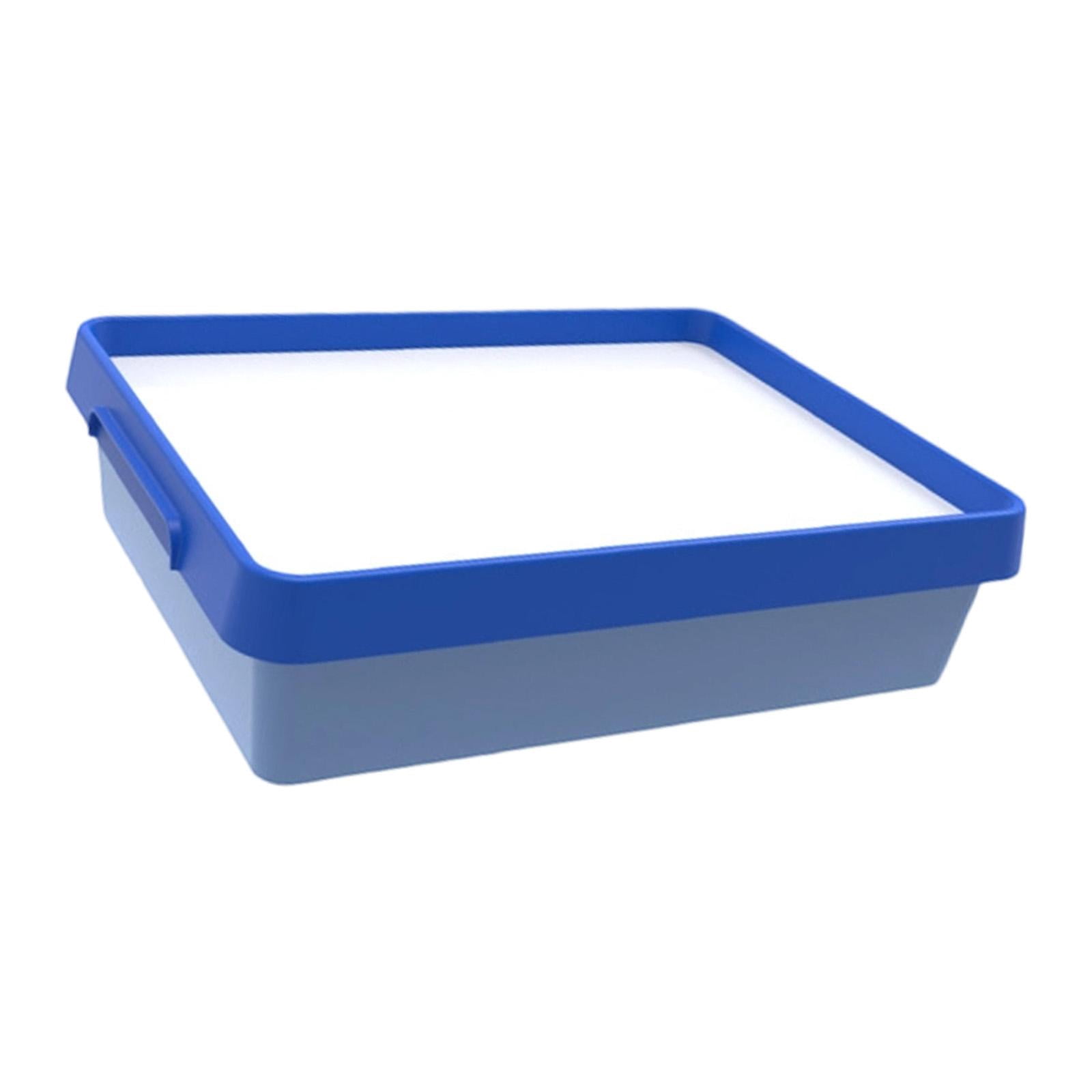 LeeQinersw Sand Painting Light Box Boys Girls Color Shape Cognition Sensory Light Table Blue