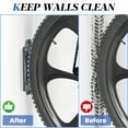 thumbnail image 4 of SUNALLY Swivel Bike Wall Hanger 2 Pack, Vertical Storage Bicycle Wall Mount Rack for Garage, Holds up to 66 lbs with No-scratch Protection, Black, 4 of 7
