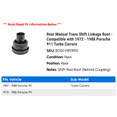 thumbnail image 2 of Rear Manual Trans Shift Linkage Boot - Compatible with 1972 - 1988 Porsche 911 Turbo Carrera 1973 1974 1975 1976 1977 1978 1979 1980 1981 1982 1983 1984 1985 1986 1987, 2 of 2