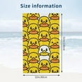 thumbnail image 4 of Cartoon Rubber Duck Large Beach Towel - Plush Thick Cotton Pool Towel, Adult Beach Towels, 4 of 17