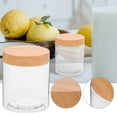 thumbnail image 3 of 6 Pcs Transparent Pet Jar Food Containers Large Storage Glass Spice Jars Plastic Dry Capacity, 3 of 6