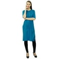 thumbnail image 2 of Phagun Cotton Designer Kurta Women Ethnic Top Tunic Indian Dress Straight Kurti, 2 of 2