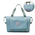 thumbnail image 2 of Travel Duffel Bags Large Size Nylon Expandable Luggage Tote Bag, 2 of 5