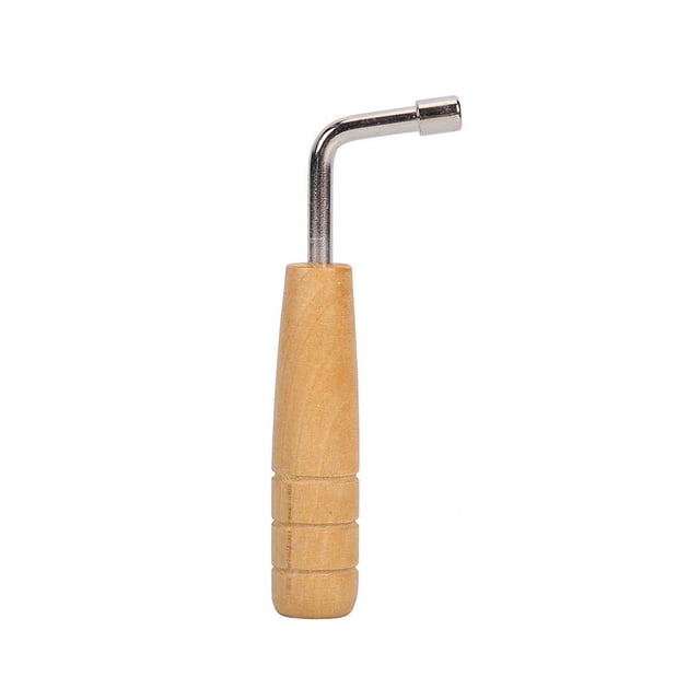 Riwesomey Llave de afinación en forma de L, afinador de mango de , llave inglesa de arpa, palanca de ajuste de cuerdas, pieza de repuesto de Herramientas y ferretería