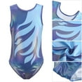 thumbnail image 2 of Gymnastics Leotards for Girls with Shorts Hairband Sleeveless/Long Sleeve Dance Leotards One-Piece Outfit for Kid Teens Girls 5-12 Years, 2 of 9