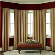 Home Trends Westminster Window Curtain Panel Gold