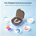 thumbnail image 5 of Retainer Case with Vent Holes,Protective Orthodontic Mouth Guard Case,Dental Storage Container Plastic,Mouth Guard Holder with Snap Lock,Portable Denture Tray for Travel Outside Camping, 5 of 8