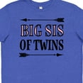 thumbnail image 4 of Inktastic Big Sis of Twins Sister Announcement Youth T-Shirt, 4 of 5