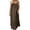 Coffee Slip Dress, variant on Plus Size Dress for Women Nightgowns Cotton Linen Fall Cute Slip Dress Sleeveless Flowy Swing Pajama Dress Sleepwear,S-3XL