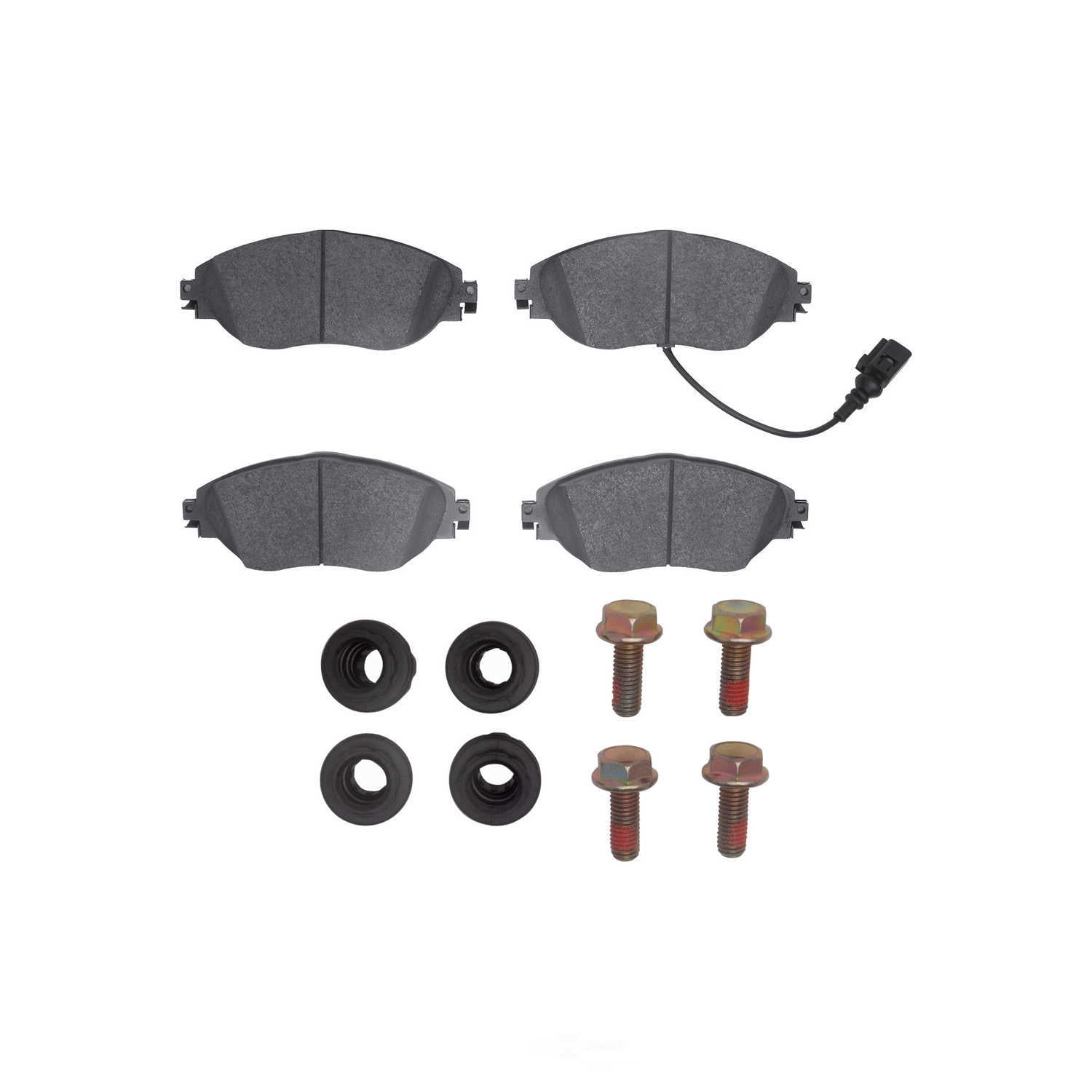 Dynamic Friction Company 1551-1633-01 DFC 5000 Advanced Brake Pads - Ceramic and Hardware Kit - OE