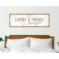 thumbnail image 5 of Coffee & Friends the Perfect Blend | Wooden Coffee shop Decor | Farmhouse Decor | Wooden Wall art | Kitchen Decor | Farmhouse kitchen | Coffee nook - 310314, 5 of 7