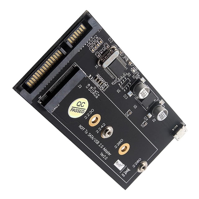 Unidad de Sólido SSD M.2 a Tarjeta Convertidora de Adaptador / USB2.0 de 2,5 '' CUTICAT Tarjeta adaptadora NGFF a SATA
