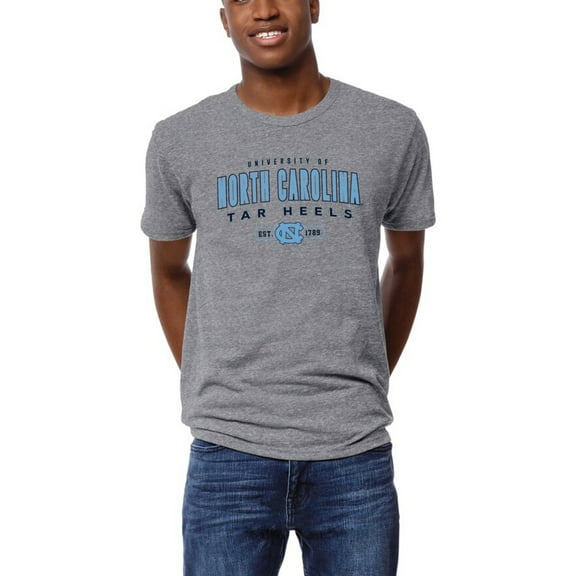 Men's League Collegiate Wear Heather Gray North Carolina Tar Heels Victory Falls Tri-Blend T-Shirt