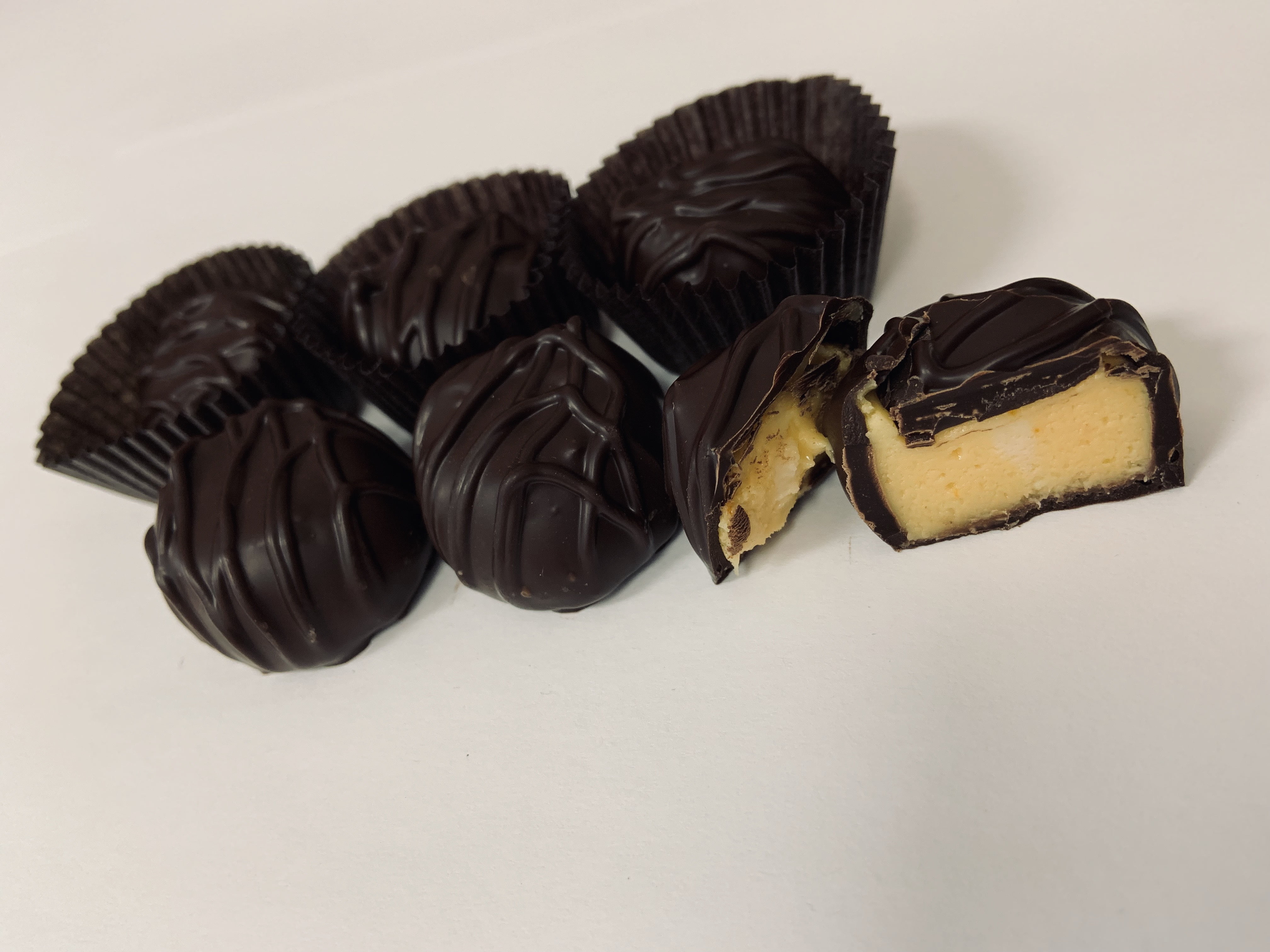 Wockenfuss Candies Orange Creams, Dark Chocolate 1lb