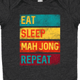thumbnail image 4 of Inktastic Eat Sleep Mah Jong Repeat Boys or Girls Baby Bodysuit, 4 of 5