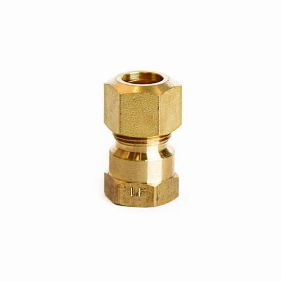 3/8 in. Compression X 1/4 in. D FPT Brass Coupling